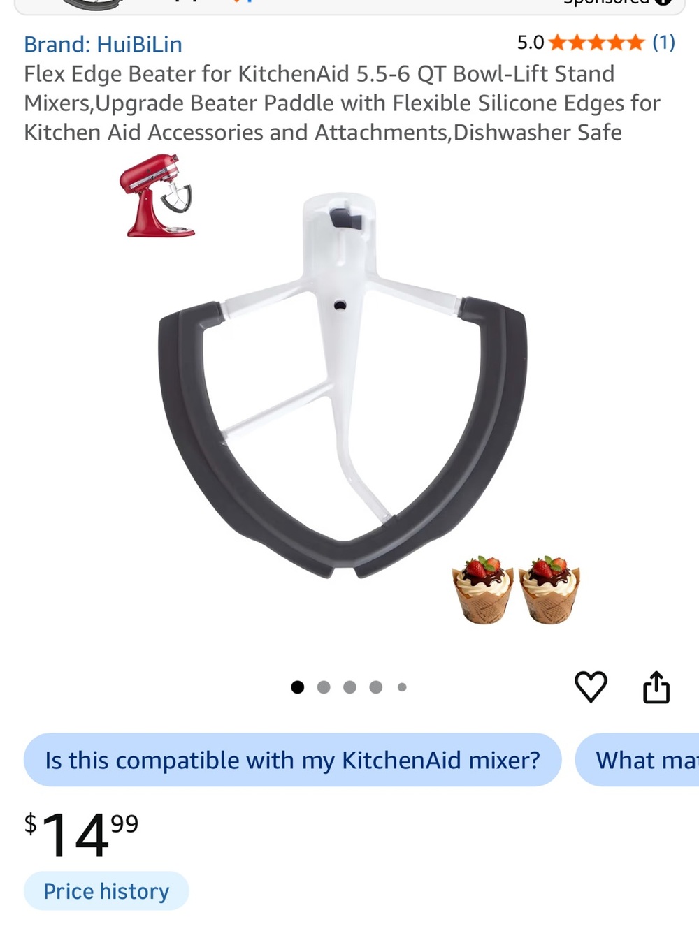 Flex Edge Beater for KitchenAid